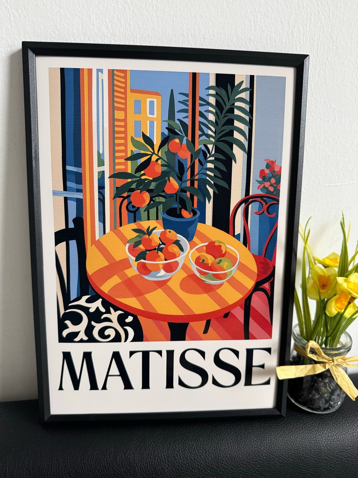 Matisse Poster Ingelijst A4 - Kleurrijk Kunstwerk, Minder dan 50 cm, Nieuw, Ophalen of Verzenden, Foto of Poster
