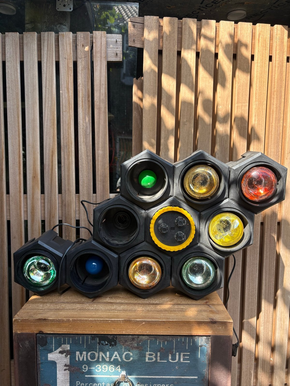 Vintage Disco Lichtinstallatie - Geluidgestuurd, Ophalen, Gebruikt, Licht, Geluidgestuurd