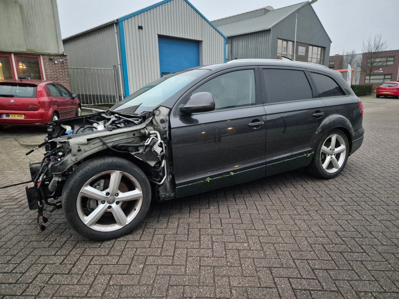 audi q7 grijs kenteken export of onderdelen, Automaat, Bedrijf, Diesel, Q7