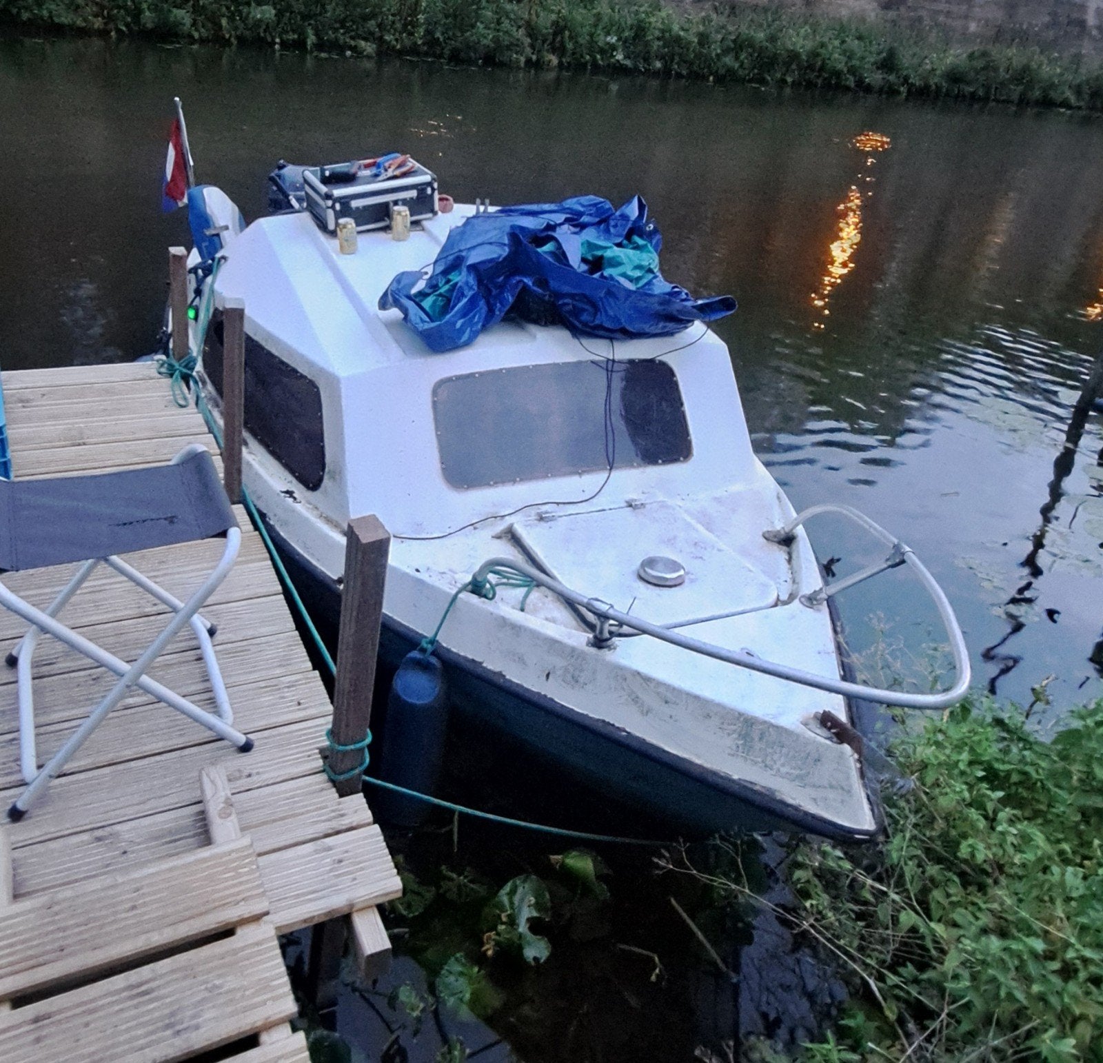 530 opknapper 2 x motor, Ophalen, Zo goed als nieuw, Overige typen, Motorboot