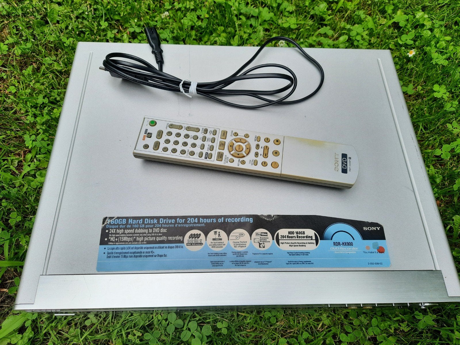 Sony RDR-HX900S DVD/HDD Recorder 160GB Zilver, Audio, Tv en Foto, Gebruikt, Met harddisk, Dvd-recorder, Ophalen of Verzenden