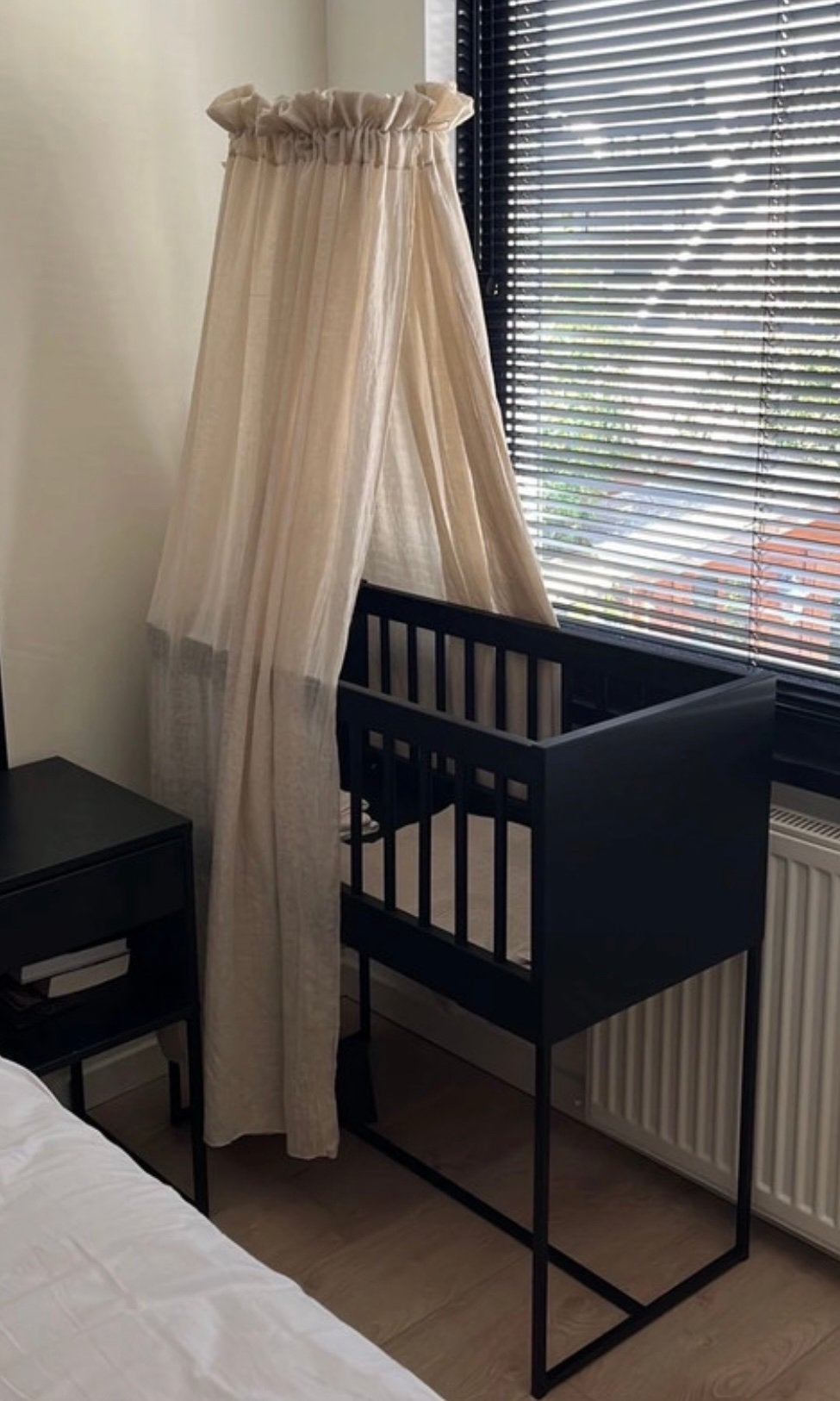 Kidsmill modular wieg zwart, Ophalen, Zo goed als nieuw