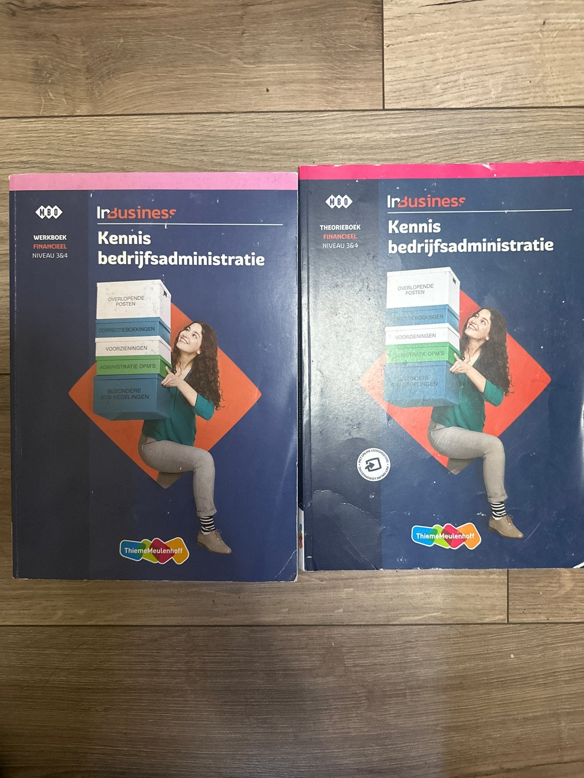 InBusiness Kennis Bedrijfsadministratie (Werkboek & Theorieb, Ophalen, Gamma, Zo goed als nieuw, MBO