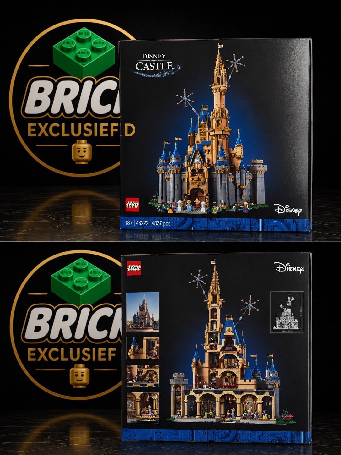 Nieuwe Lego Disney Kasteel 43222 - Exclusieve set, ongeopend, Lego, Nieuw, Ophalen of Verzenden, Disney