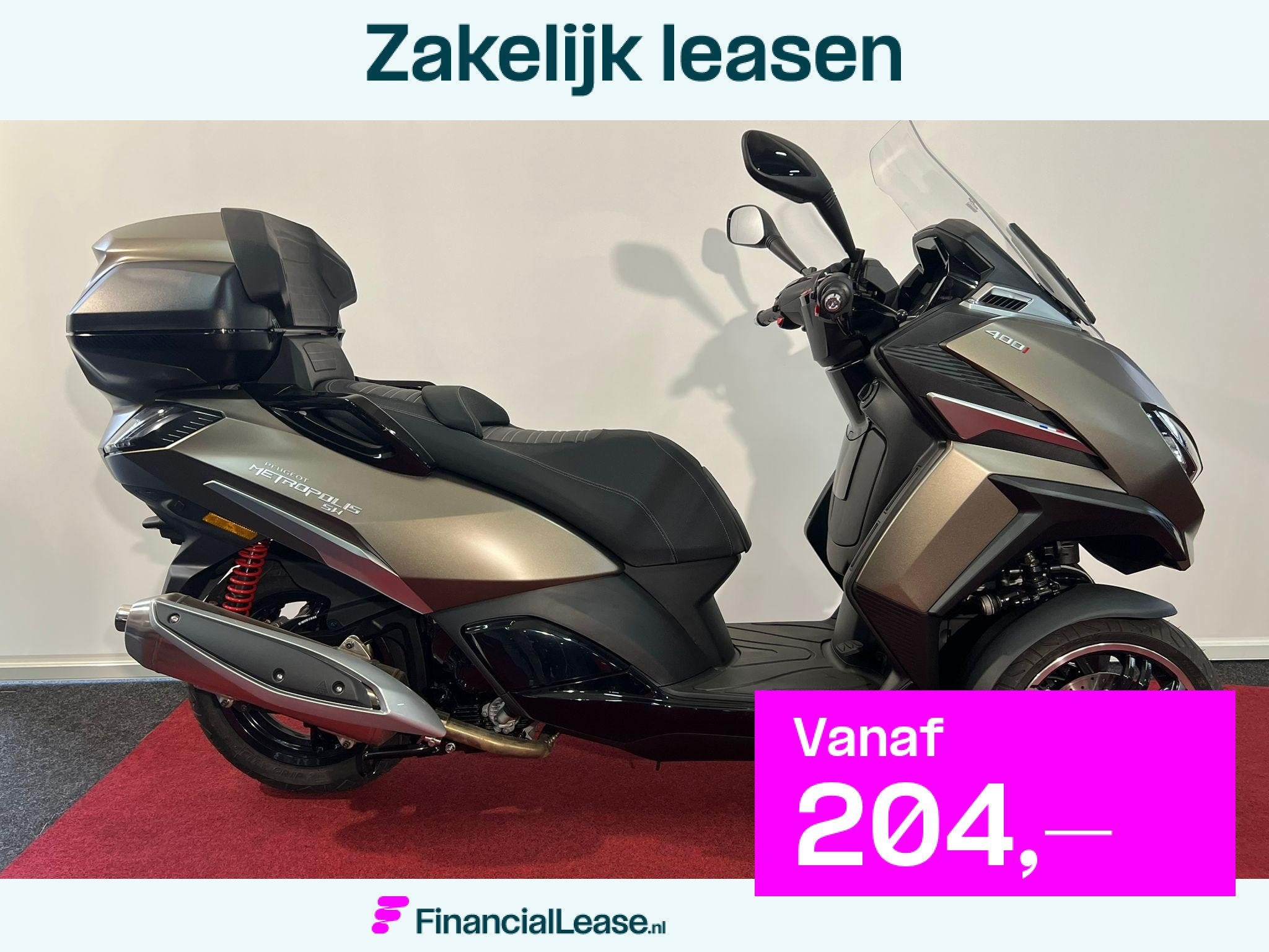 Peugeot Metropolis 400 SW Nieuw van 14.499 nu €13.990!, Motoren, 400 cc, Scooter, Nieuw, Bedrijf