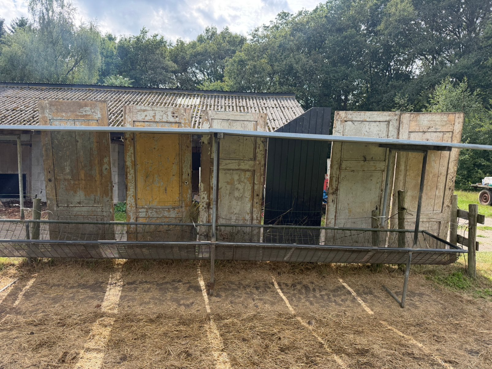 6 oude verweerde deuren, Ophalen, Gebruikt, Overige typen, 200 tot 215 cm
