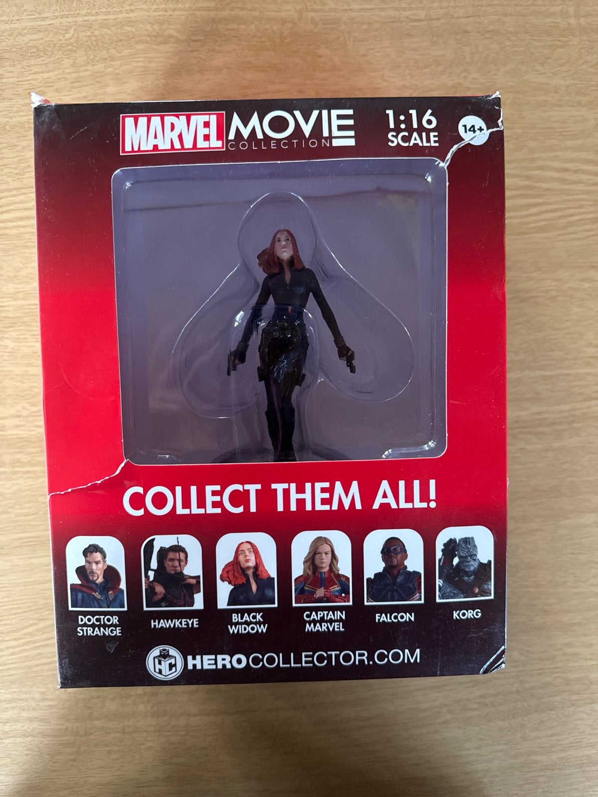 Black Widow Marvel Eaglemoss Figurine 1:16 Schaal, Ophalen of Verzenden, Nieuw