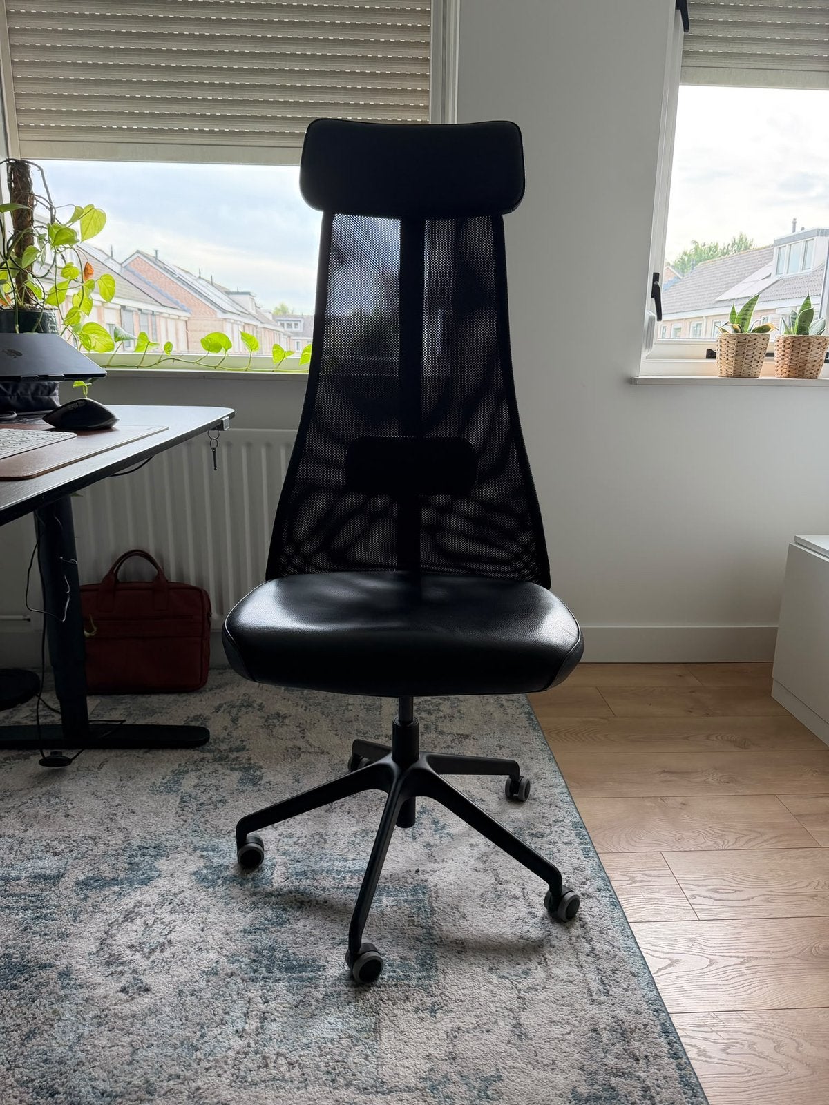 Bureaustoel IKEA Järvfjället, zwart, Ophalen, Zo goed als nieuw, Zwart, Bureaustoel