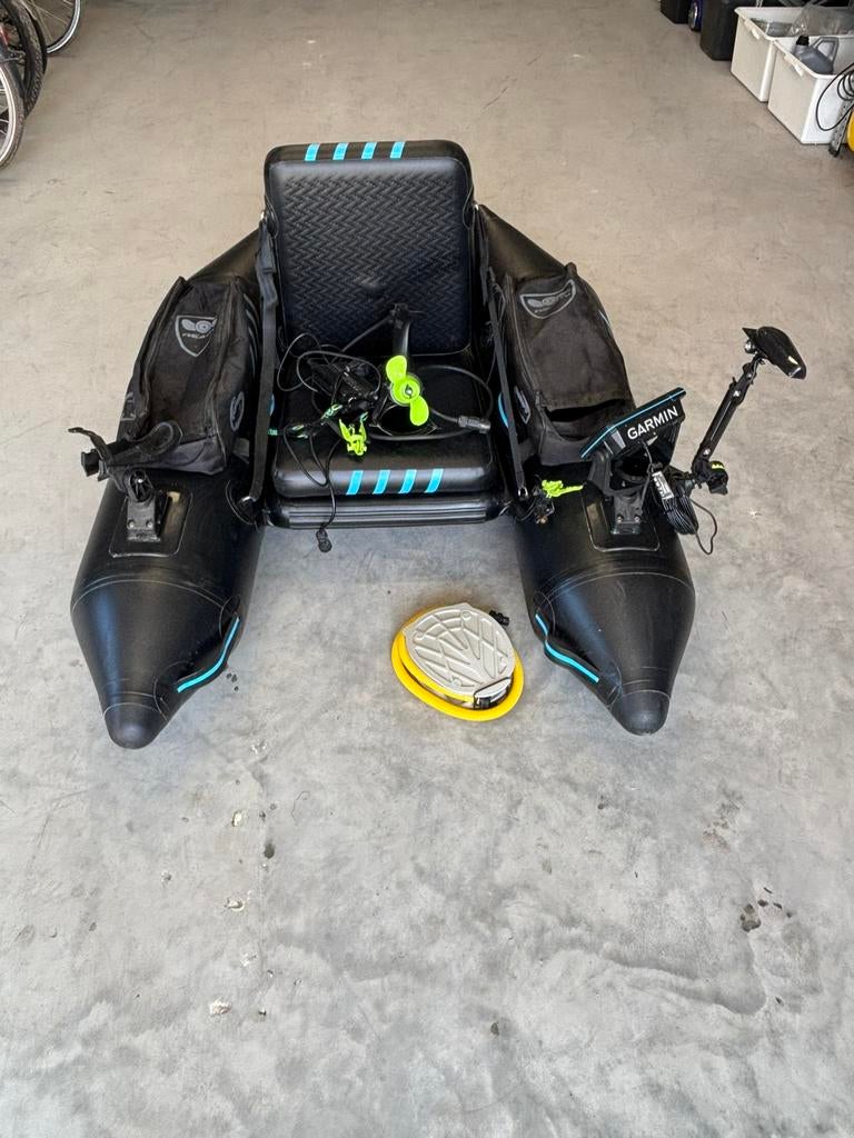 Zeer complete bellyboat, Watersport en Boten, Hengelsport | Roofvissen, Ophalen, Zo goed als nieuw, Overige typen
