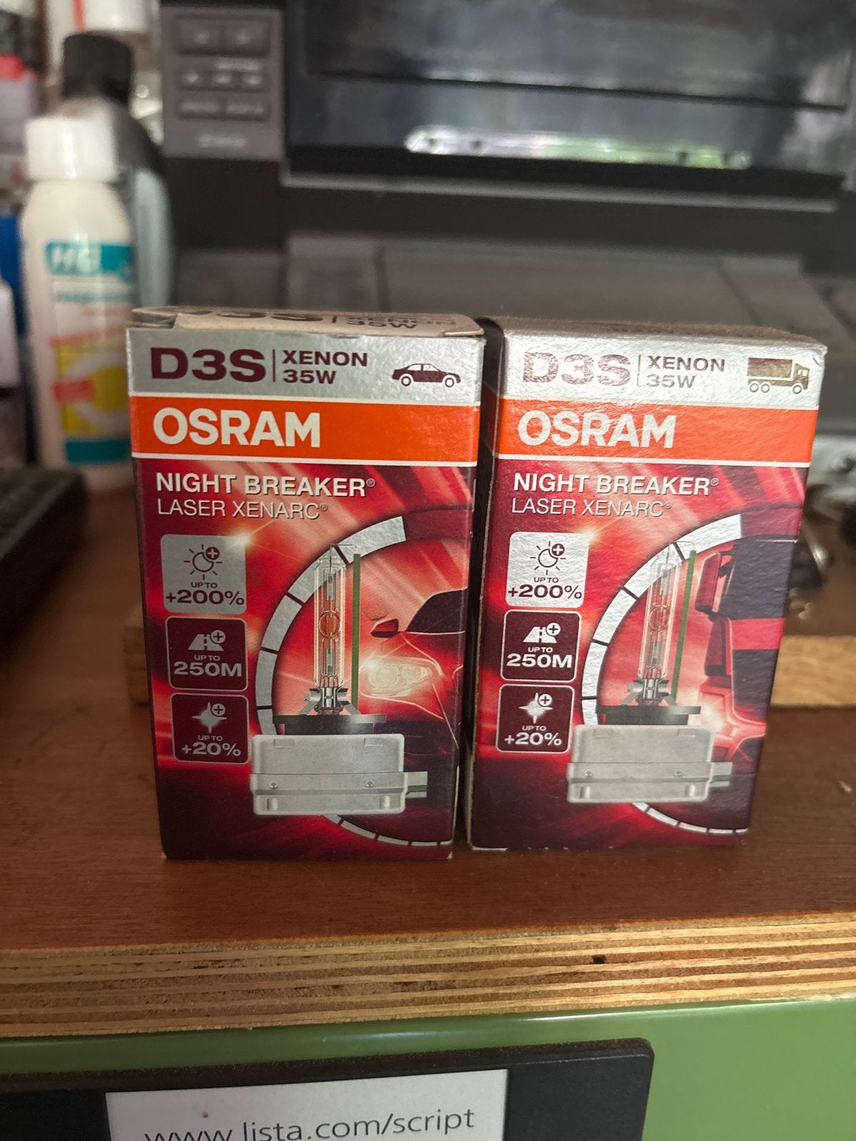 OSRAM D3S Xenon Night Breaker Laser Xenarc 35W, Ophalen, Gebruikt