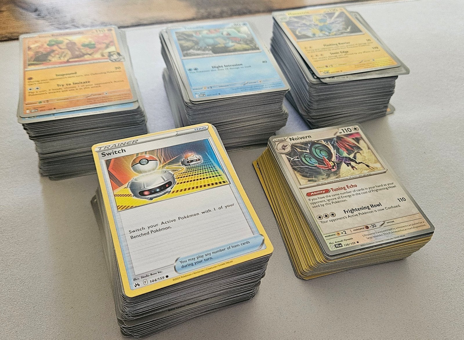 Ruim 600 Pokémon kaarten, Ophalen of Verzenden, Zo goed als nieuw, Meerdere kaarten
