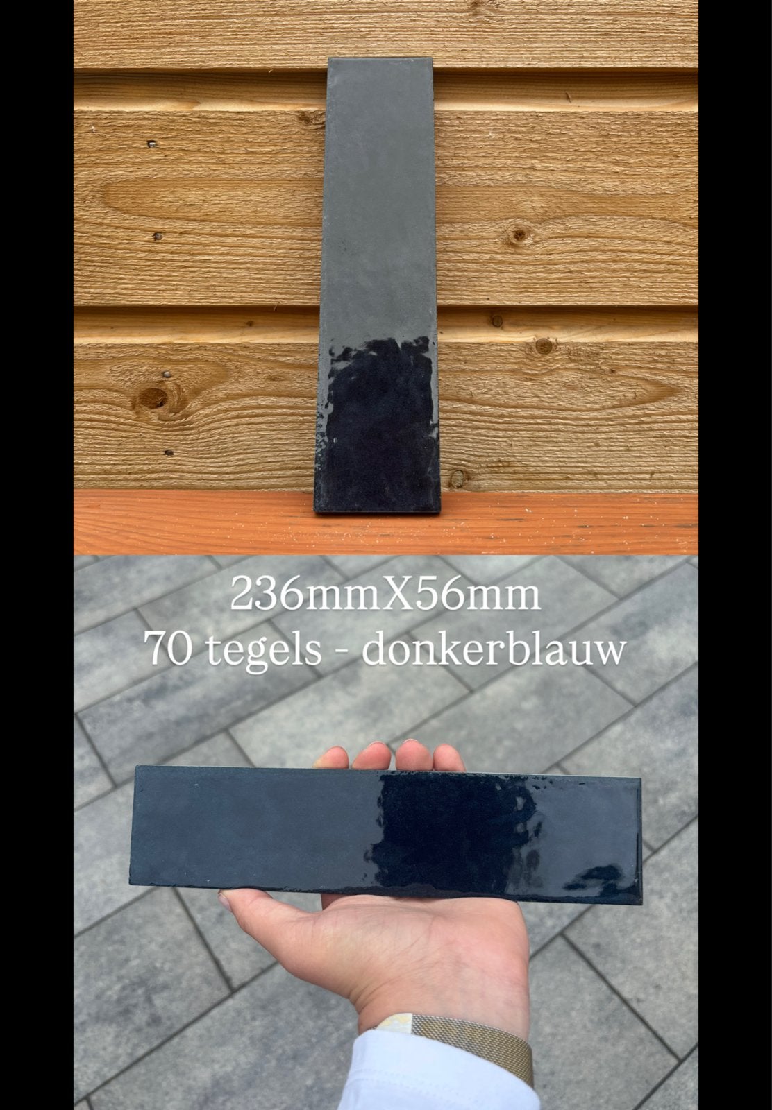 Diverse tegels: wit, anti-slip & donkerblauw, Ophalen, 40 tot 60 cm, Keramiek, Overige typen