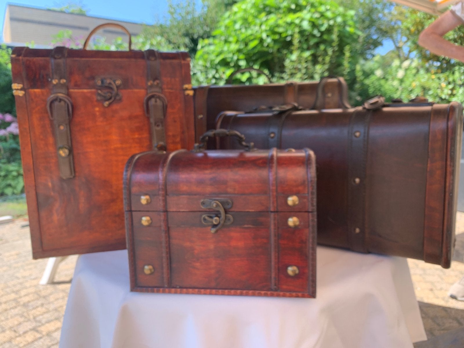 reiskofferset ., Huis en Inrichting, Woonaccessoires | Kisten, Ophalen, Zo goed als nieuw, Minder dan 50 cm