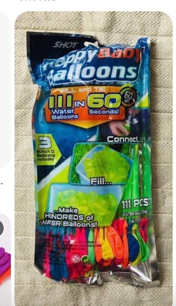 Magic Water Balloons – 111 waterballonnen per zak!, Ophalen of Verzenden, Nieuw