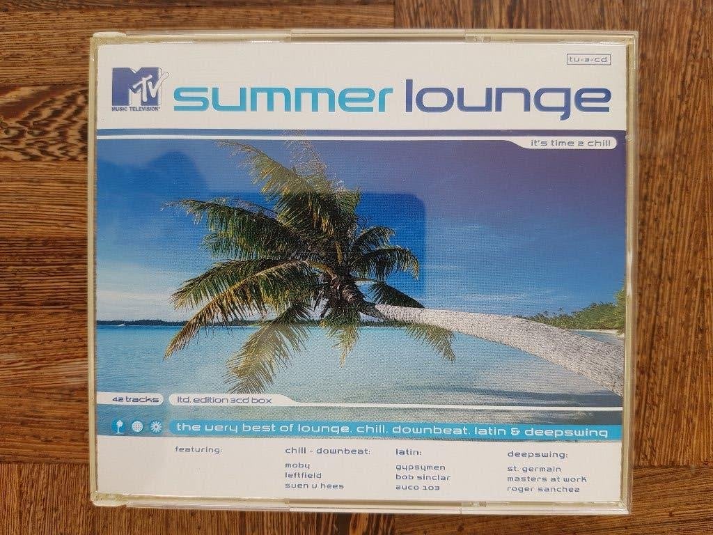 mtv summer lounge 3CD chillout,downbeat, house, Cd's en Dvd's, Verzenden, Zo goed als nieuw, Dance en House