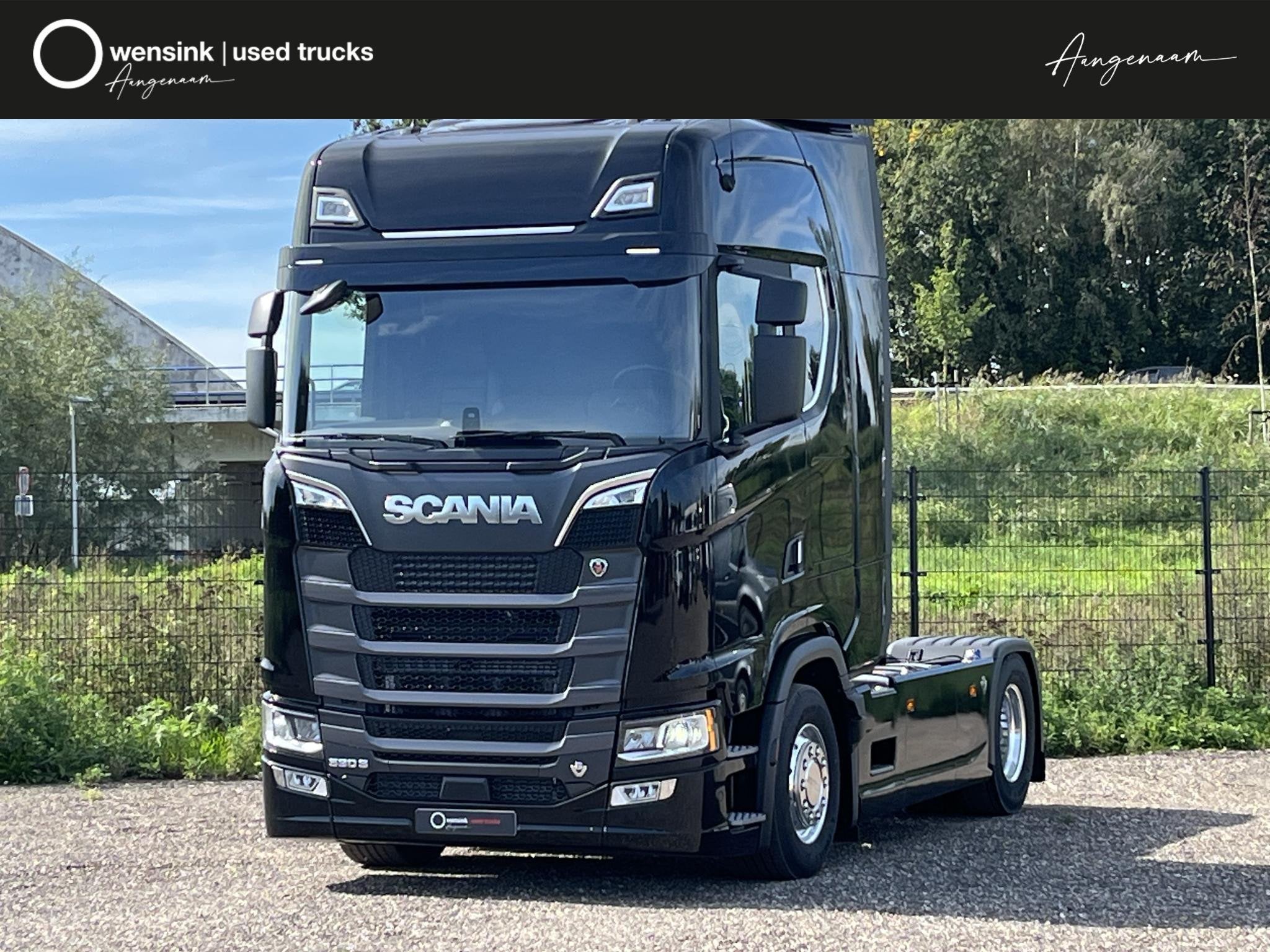 Scania S590 V8 | Retarder | Full Air | PTO prep. | 9t front, Auto's, Automaat, Stof, Scania, Zwart