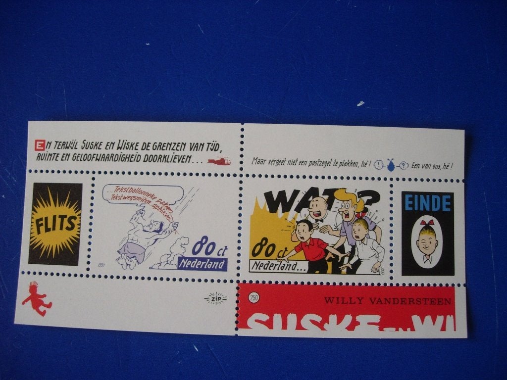 NL Nederland Blok strippostzegels 1997 Suske en Wiske, Verzenden, Na 1940, Postfris