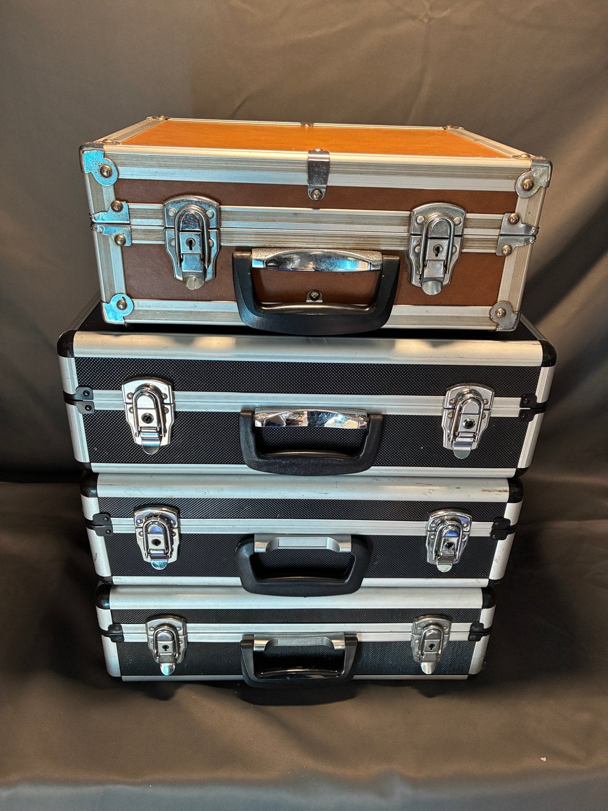 Vintage Camera Collectie: 4 Koffers met Analoge Camera's, Overige merken, Camera, Ophalen of Verzenden, Gebruikt