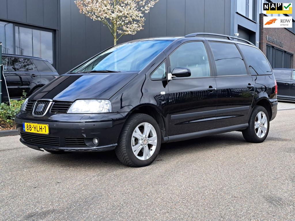 Seat Alhambra 2.0 Dynamic Style Export, Auto's, Voorwielaandrijving, Stof, 1553 kg, Zwart