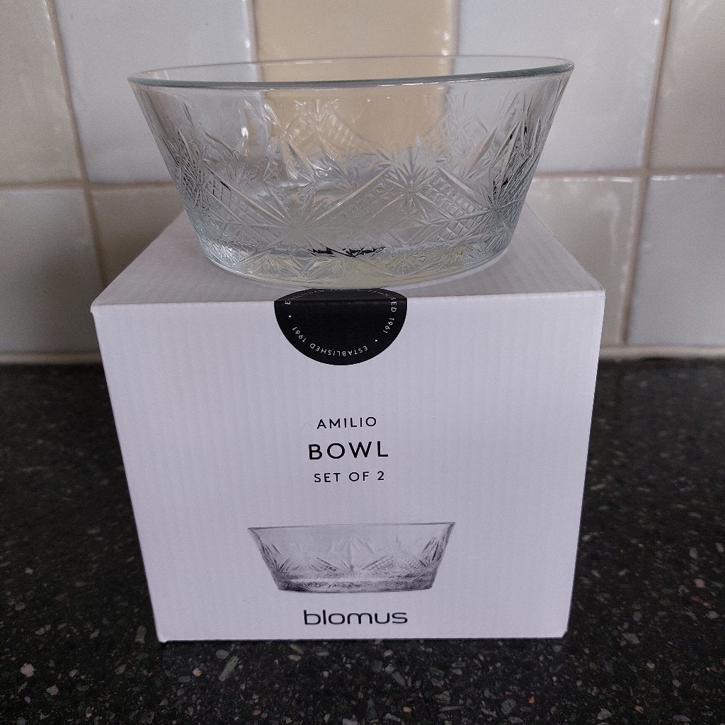 Blomus Amilio schaaltjes, Huis en Inrichting, Keuken | Servies, Nieuw, Ophalen of Verzenden, Overige stijlen, Glas