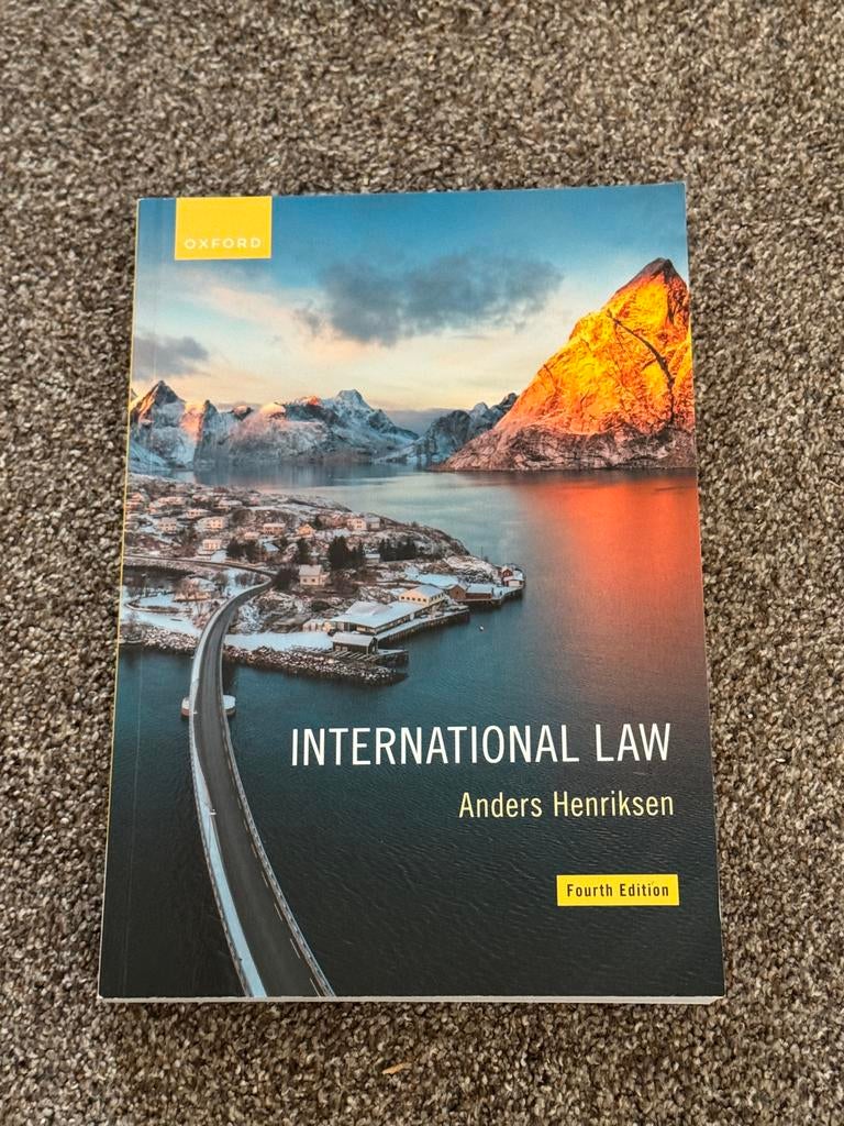 International Law - Anders Henriksen (4e editie), Boeken, Studieboeken en Cursussen, Verzenden, Gamma, Zo goed als nieuw, Niet van toepassing