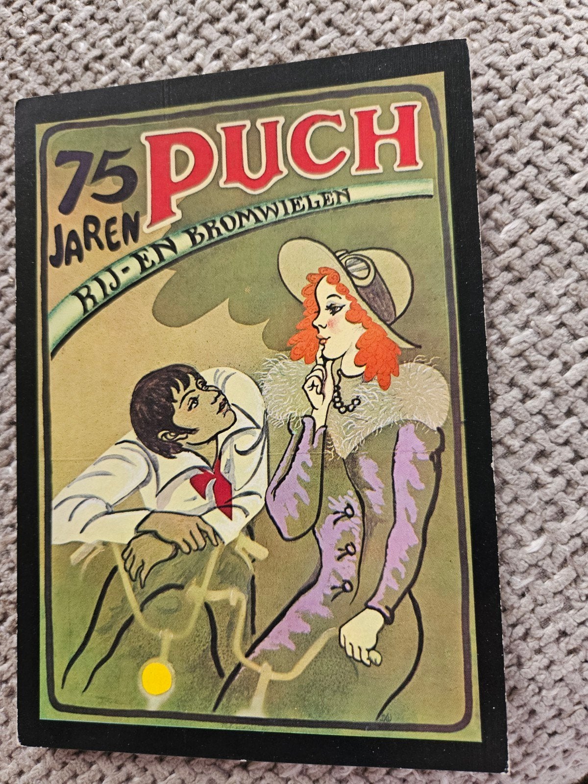 Puch Ansichtkaart 1975 - 75 Jaar Rij- en Bromw, Ophalen of Verzenden, 1960 tot 1980, Gelopen, Voertuig