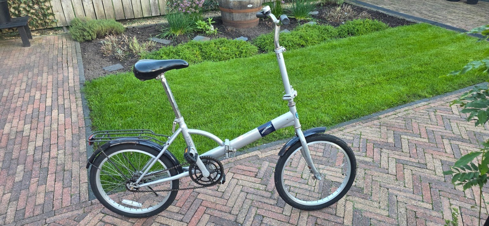 Vouwfiets, Fietsen en Brommers, Fietsen | Vouwfietsen, Ophalen, Gebruikt, Totaal opvouwbaar, Terugtraprem