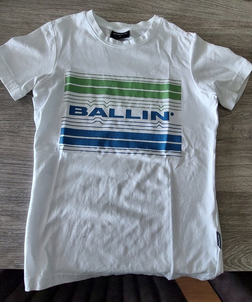 Te koop 3x merk shirt in maat 122, Ophalen of Verzenden, Zo goed als nieuw, Shirt of Longsleeve, Ballin