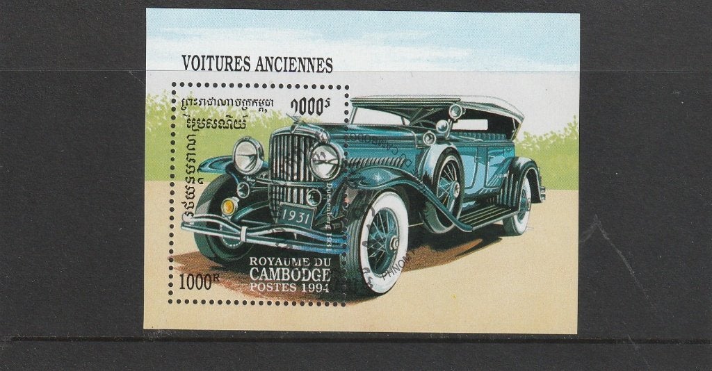 Auto Blok nr. 3, Ophalen of Verzenden, Gestempeld, Auto's