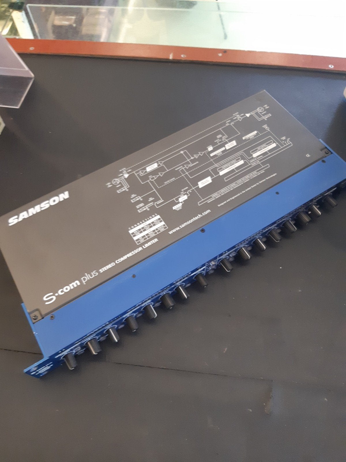 Samson S-com plus Stereo Compressor Limiter, Info@samsontech.com, Samson Technologies, Ophalen of Verzenden, Zo goed als nieuw