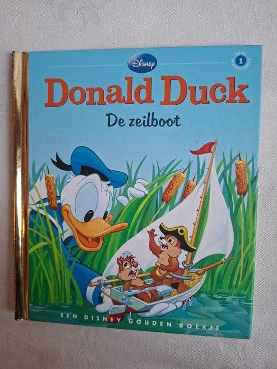 Disney Donald Duck en de zeilboot Gouden Boekje, Zo goed als nieuw, Gouden boekje, Ophalen of Verzenden, 4 jaar
