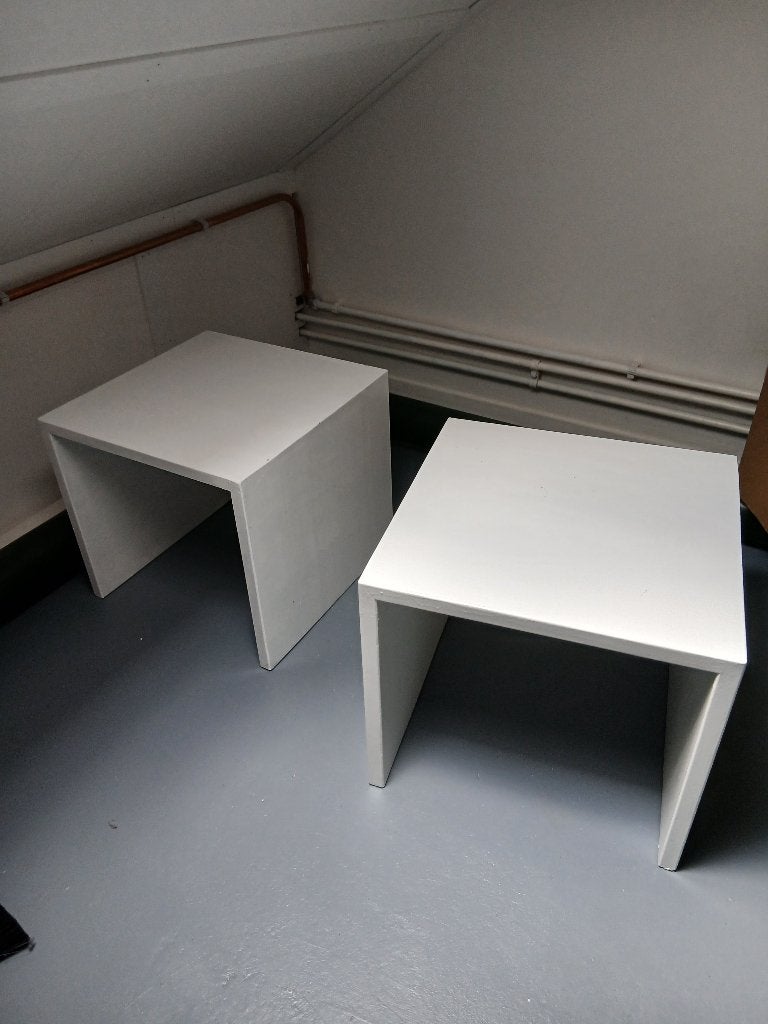 Bijzet tafeltjes, Minder dan 55 cm, Rond, Zo goed als nieuw, Modern