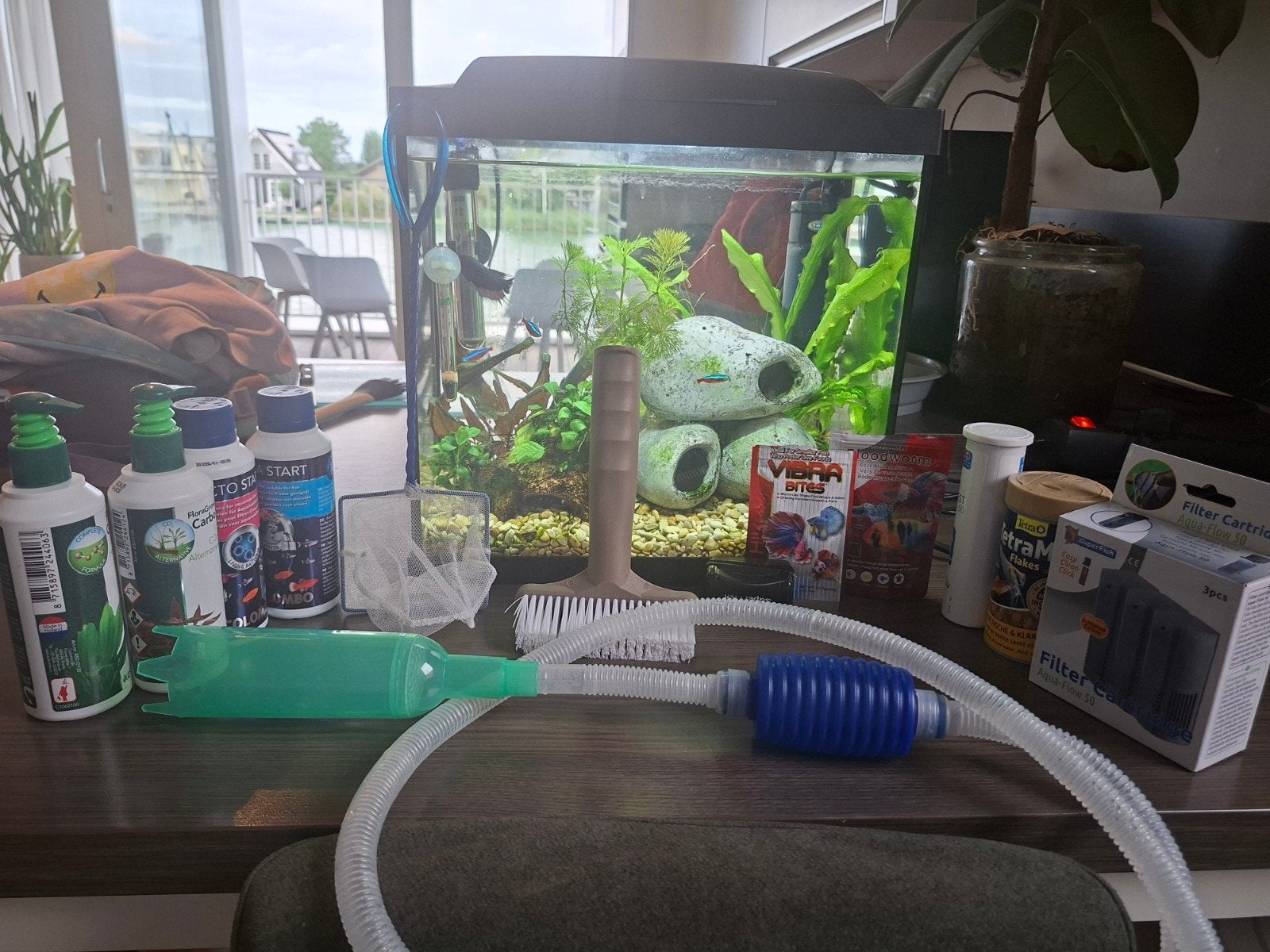 Superfish aquarium 25 l filterpomp thermostaat accesoires, Dieren en Toebehoren, Vissen | Aquaria en Toebehoren, Ophalen, Zo goed als nieuw