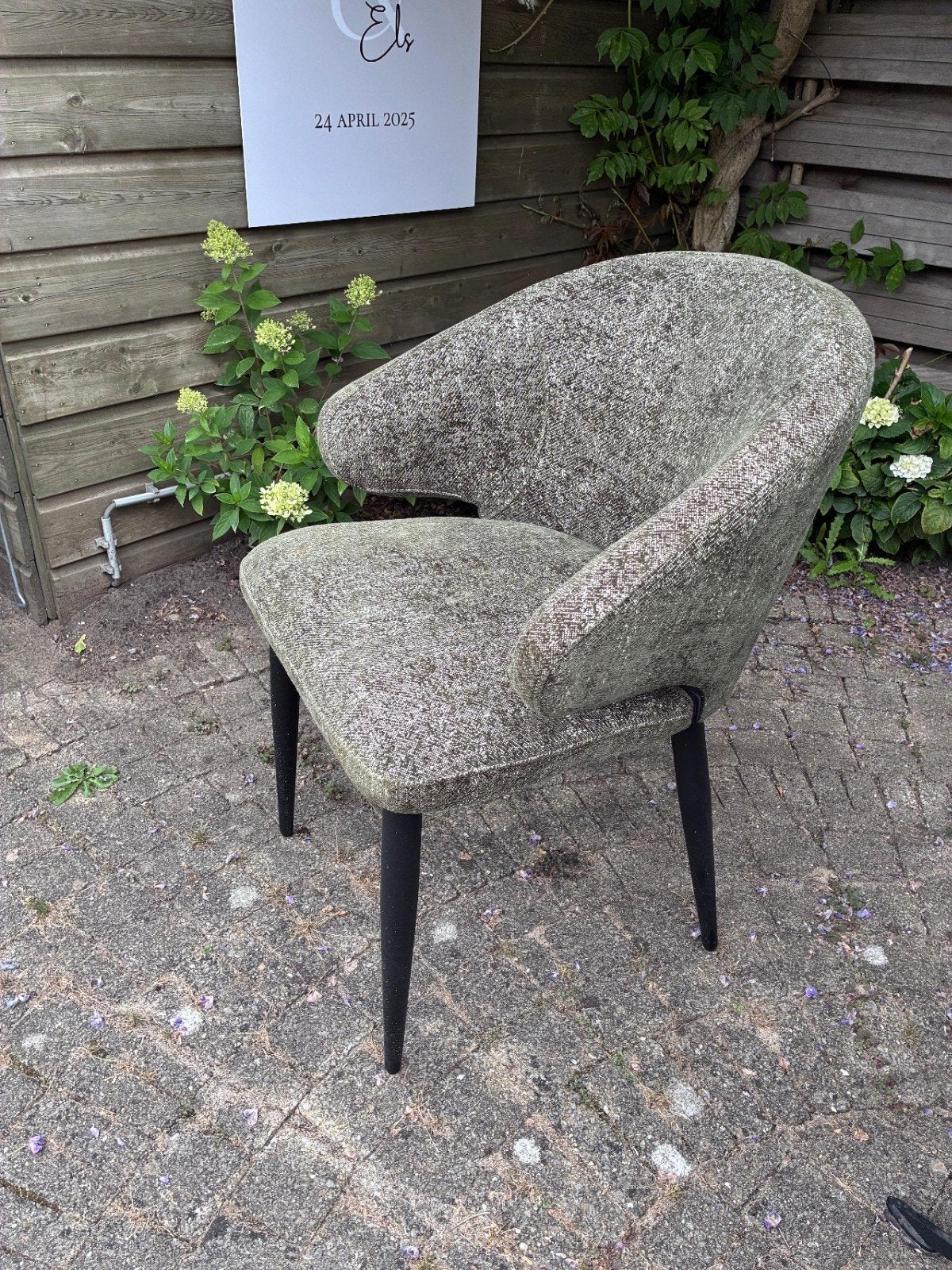 Set van 3 stoelen: 2 terra en 1 groene stoel, Ophalen, Gebruikt, Overige kleuren, Drie