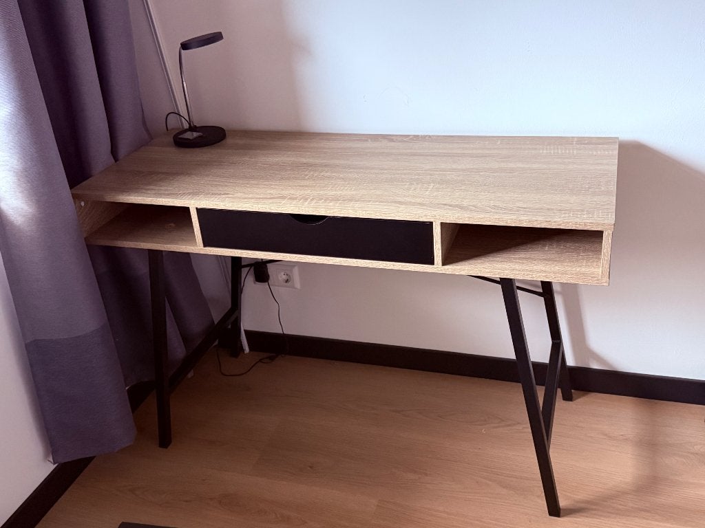Bureau, Huis en Inrichting, Bureaus, Ophalen, Zwart, 120 cm, 48 cm
