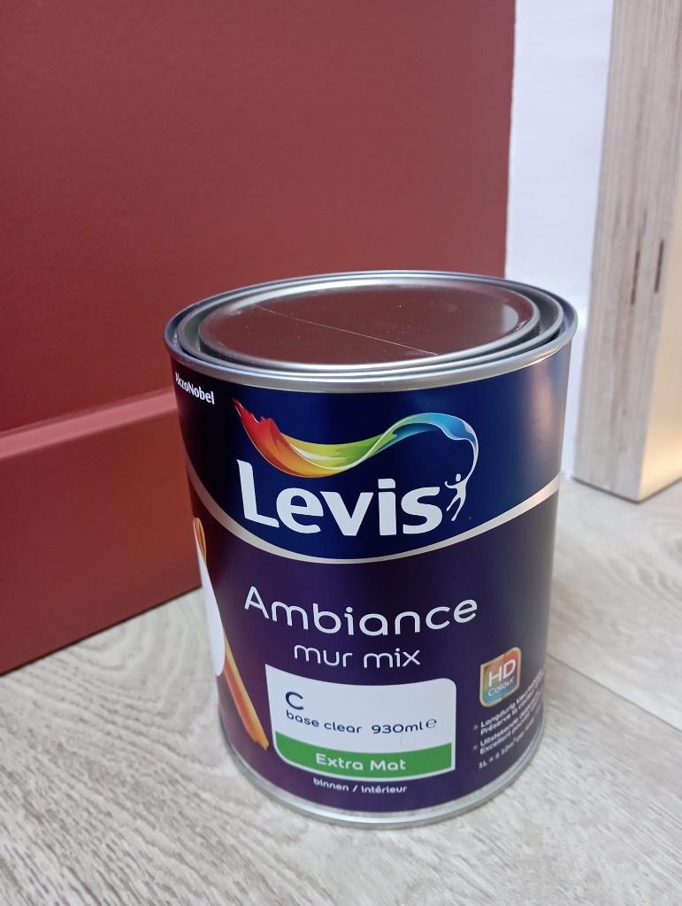 Verf Levis cinnabar 1l, Ophalen, Overige kleuren, Nieuw, Verf