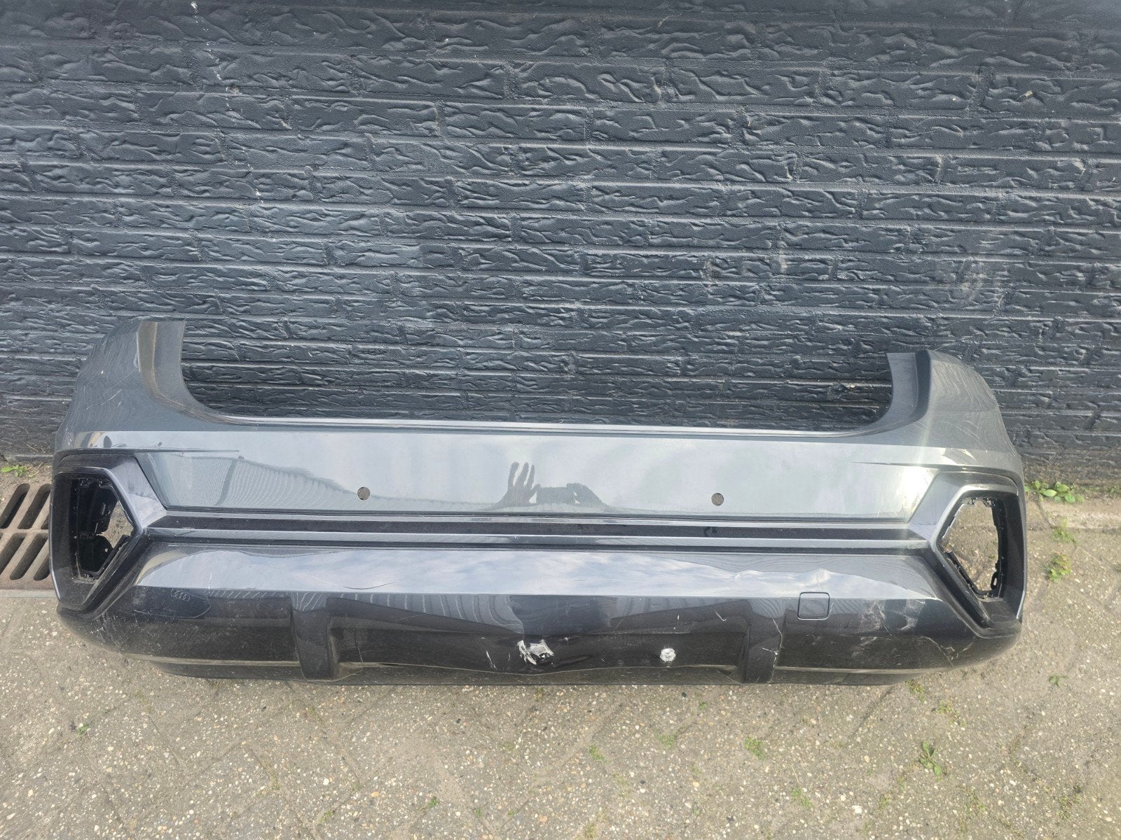 Achterbumper 4x pdc Audi Q3 83A S-line Sportback bj2019-2024, Audi, Gebruikt, Achter, Bumper