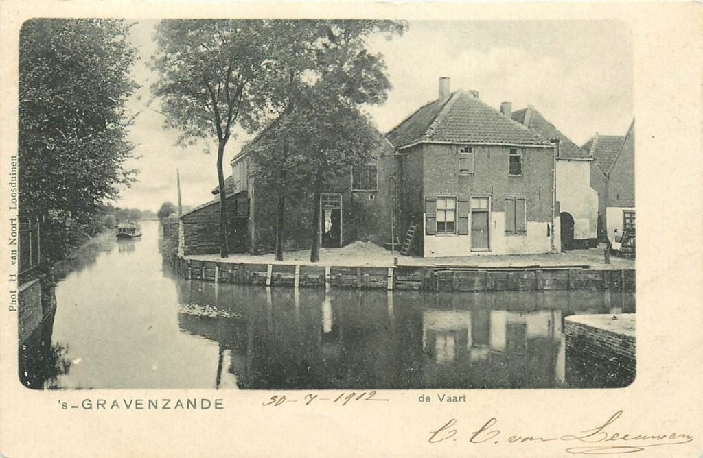 379-216-023 s Gravenzande  De Vaart, Ophalen of Verzenden, Voor 1920, Zuid-Holland