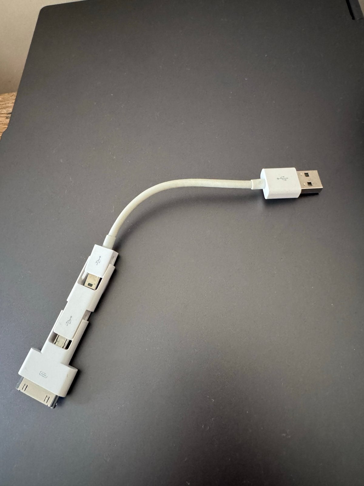 Apple USB-oplaadkabel met meerdere aansluitingen, Ophalen of Verzenden, Gebruikt