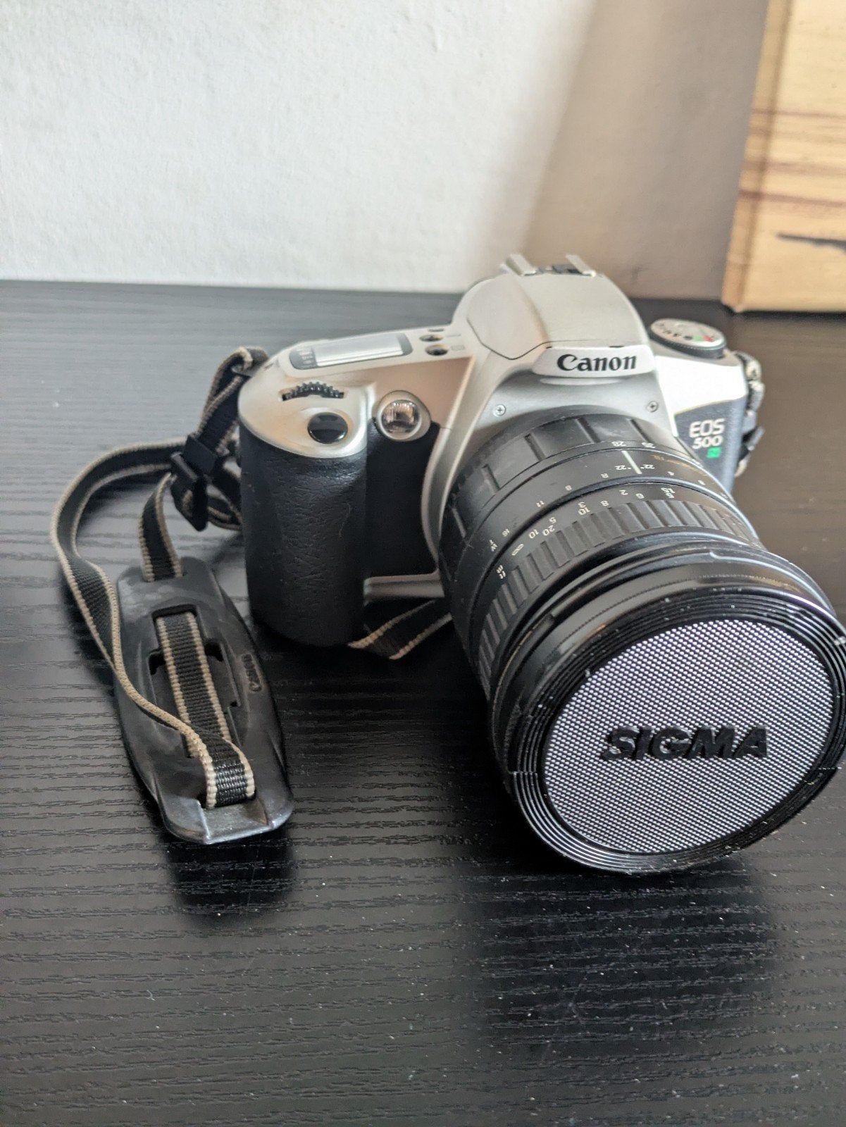 Canon EOS 300 Spiegelreflexcamera met Sigma 28-200mm lens, Ophalen of Verzenden