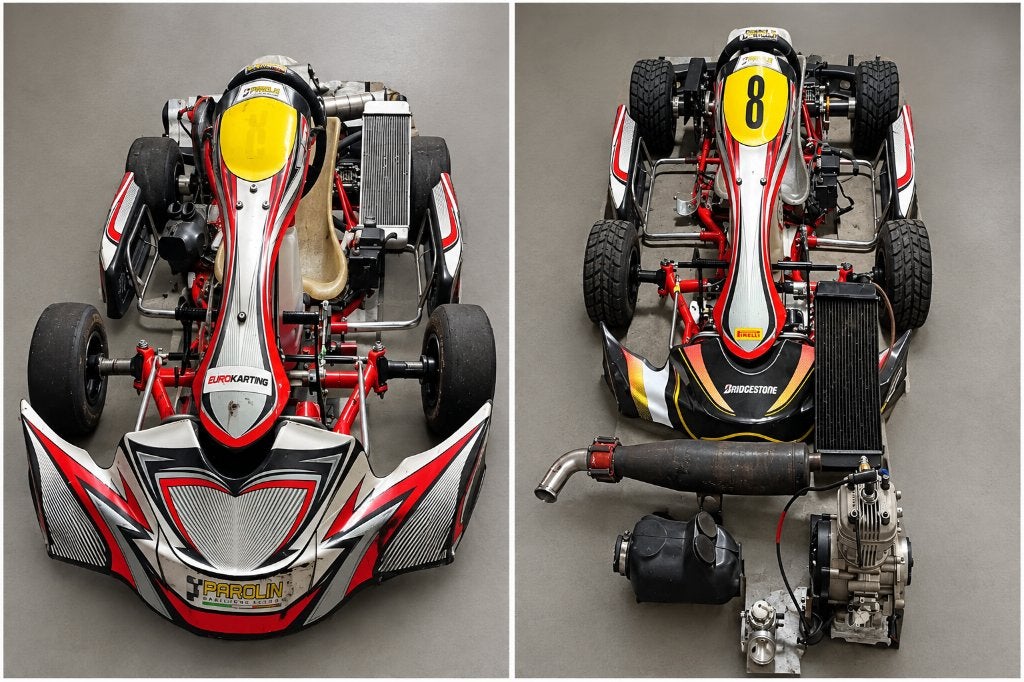 2x parolin iame X30 junior, Ophalen, Gebruikt, Kart