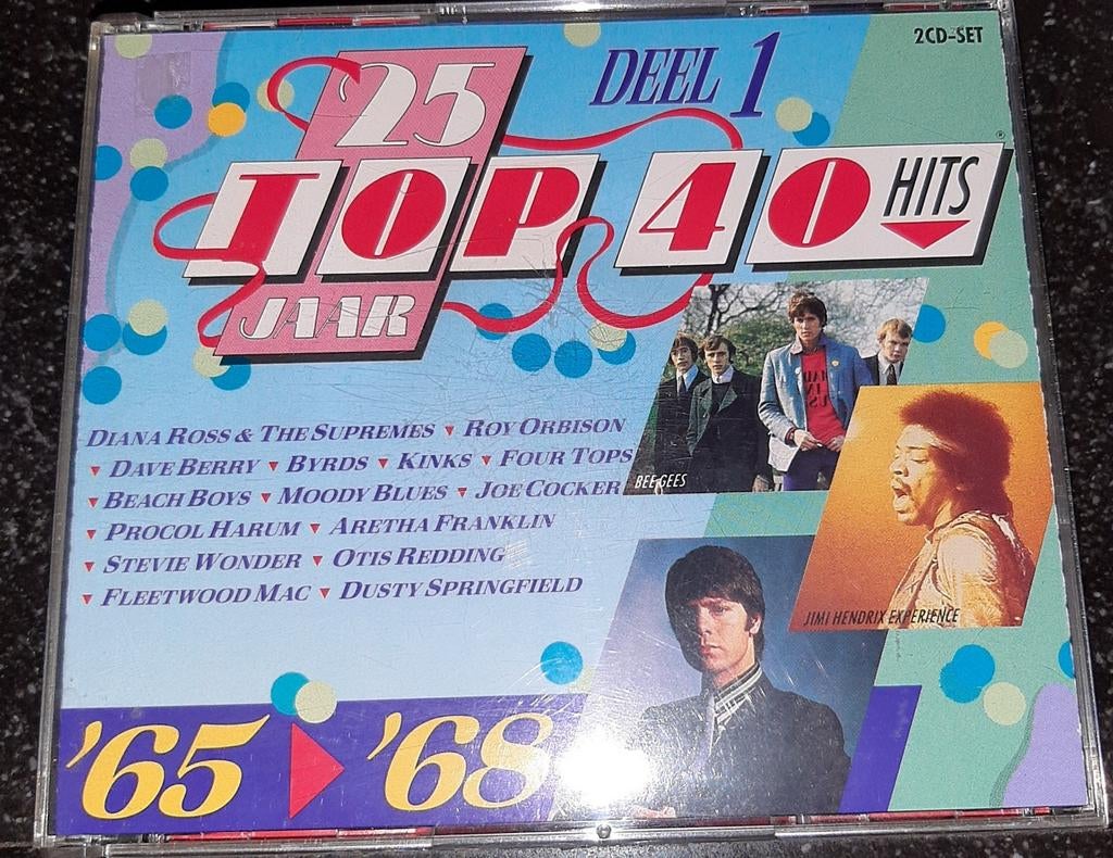 25 jaar top 40 hits deel 1 2cd, Ophalen of Verzenden, Zo goed als nieuw, Pop