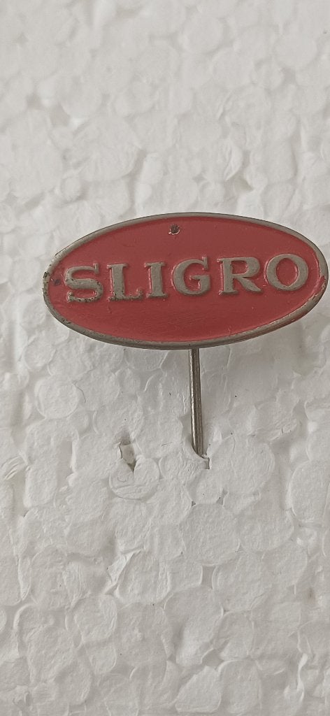 SLIGRO Veghel groothandel, Verzamelen, Speldjes, Pins en Buttons, Ophalen of Verzenden, Zo goed als nieuw, Overige onderwerpen