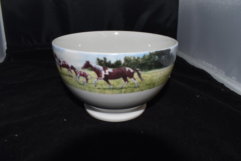 Bowls Paarden Samen op Stap Wiebe van der Zee servies, Overige typen, Nieuw, Ophalen of Verzenden, Overige stijlen
