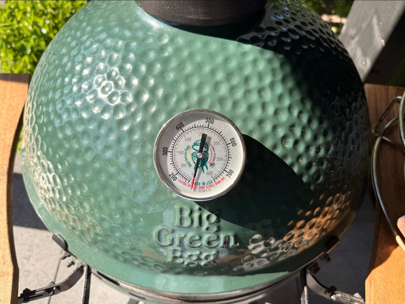 Big Green Egg Large Super Compleet, Ophalen, Gebruikt