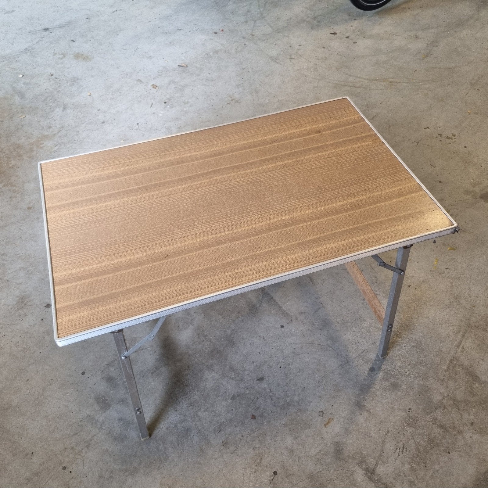 Retro Lichtgewicht Campingtafel - 95x60x67 cm, Ophalen of Verzenden