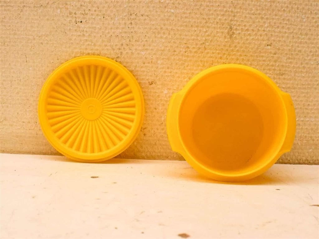 Tupperware bakje 53169, Ophalen of Verzenden, Gebruikt, Geel, Bak of Kom