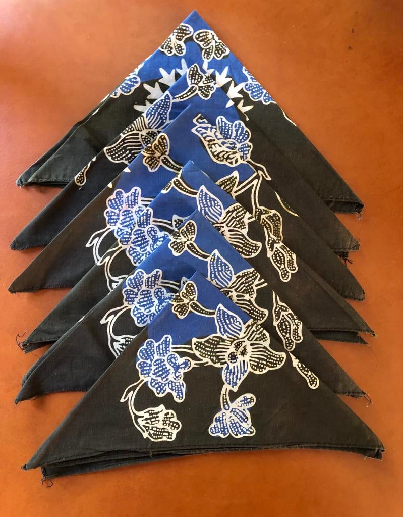 6 mooie Batik servetjes uit Indonesië, Ophalen of Verzenden