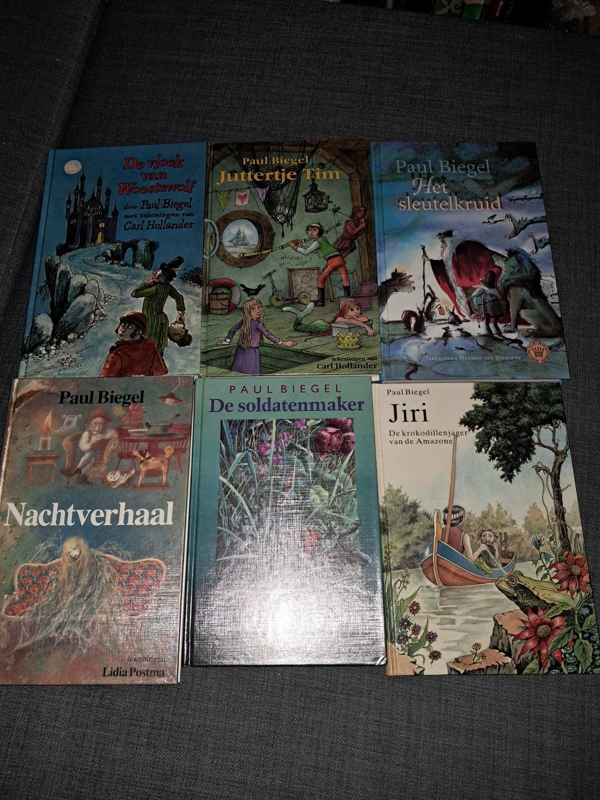 Paul Biegel Boeken Collectie - 6 Sprookjes & Fictie Boeken, Ophalen of Verzenden, Gelezen, Paul Biegel, Sprookjes