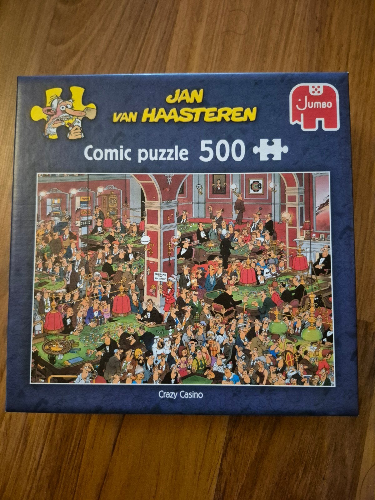 Jan van Haasteren Crazy Casino Comic Puzzel 500 stukjes, Hobby en Vrije tijd, Ophalen, Minder dan 500 stukjes, Gebruikt, Legpuzzel